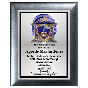 Metallic Millennium Plaque