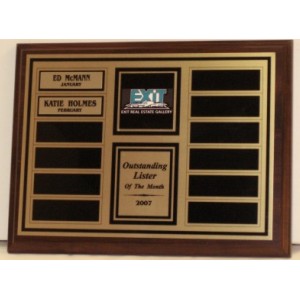 Perpetual Cherry Finish Plaque