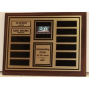 Cherry Finish Perpetual Plaque