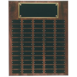 Perpetual Genuine Walnut  Plaque